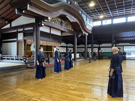京都府剣道連盟 稽古納め 剣道 の写真